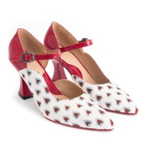 John Fluevog Lily-Rose D’Orsay Mary Jane Heels Sz 9.5